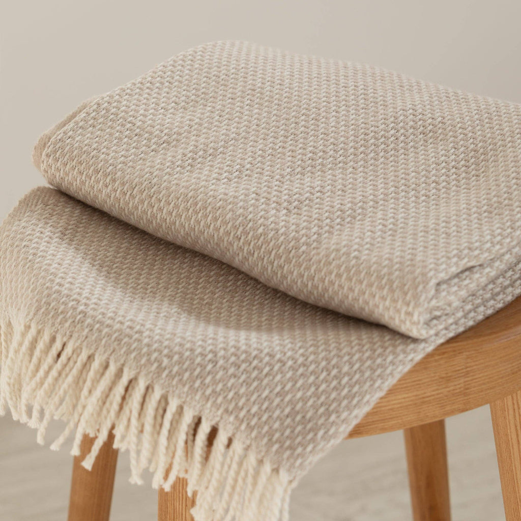 Haze beige geruite plaid