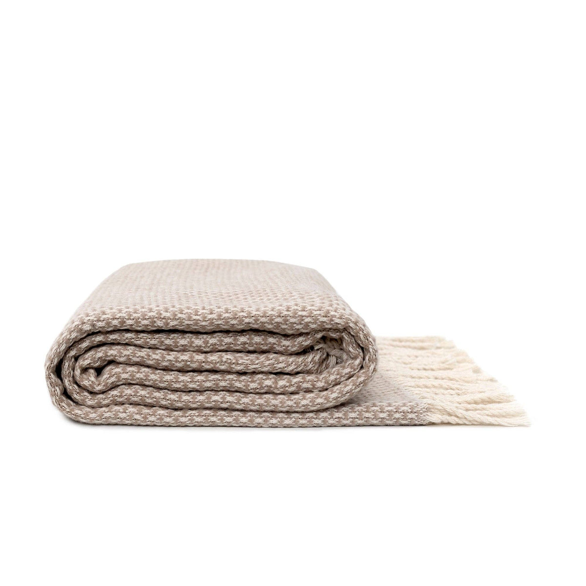 Haze beige geruite plaid
